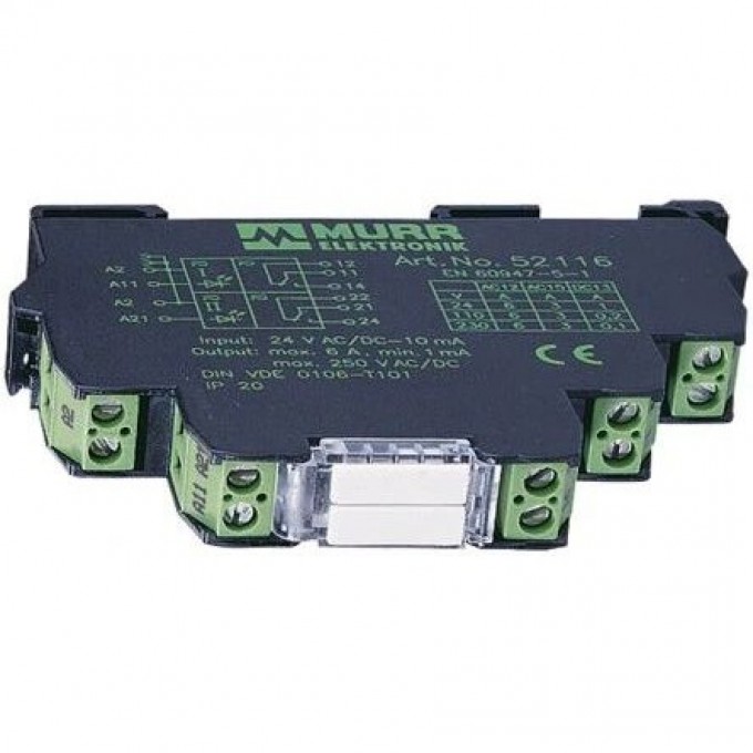 Реле интерфейсное MURRELEKTRONIK 2CO 24В DC 6А 1370319