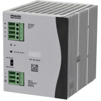 Блок питания MURRELEKTRONIK Eco-Rail AC-DC 480Вт 24В 20А для DIN-рейки 1755075