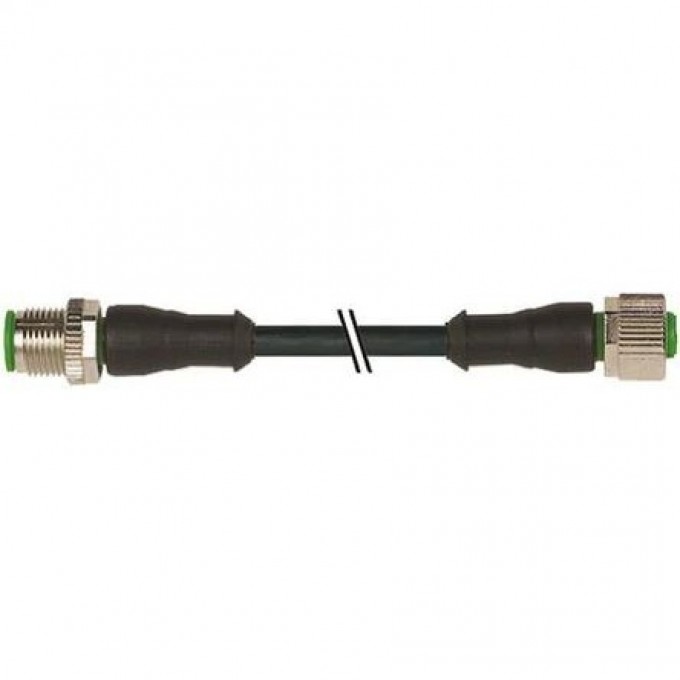 Кабельная сборка MURRELEKTRONIK Серия 7000 M12 Socket 4 контакта на M12 Plug 4 контакта 22 AWG 7975617
