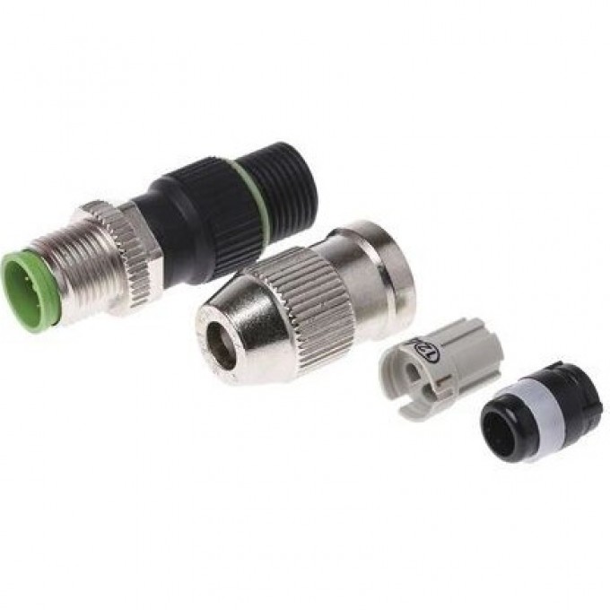 Разъем MURRELEKTRONIK M12 4-контактный прямой Male Plug-In Серия 7000 7975759