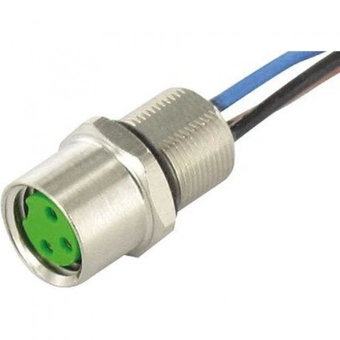 Разъем MURRELEKTRONIK M8, 4 контакта, гнездо, прямой, фронтальное крепление 8272773